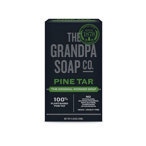 Face And Body Bar Soap Pine Tar 4.25 Oz by Grandpa's Brands Company