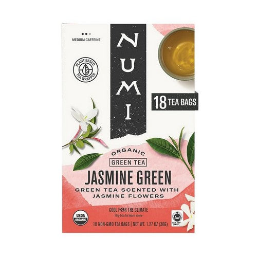 Organic Jasmine Green 18 Tea Bags by Numi Tea