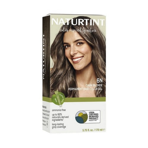 Permanent Hair Color 6N Dark Blonde 5.07 Oz by Naturtint