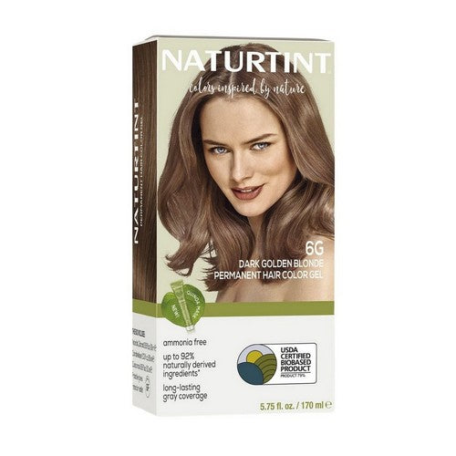 Permanent Hair Color 6G Dark Golden Blonde 5.07 Oz by Naturtint