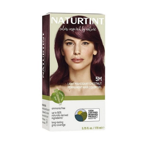Permanent Hair Color 5M Light Mahogany Chestnut 5.07 Oz by Naturtint