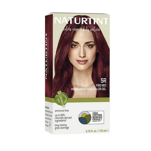 Permanent Hair Color 5R Fire Red 5.07 Oz by Naturtint