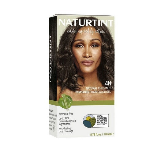 Permanent Hair Color 4N Natural Chestnut 5.75 Oz by Naturtint