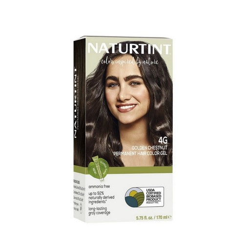 Permanent Hair Color 4G Golden Chestnut 5.07 Oz by Naturtint