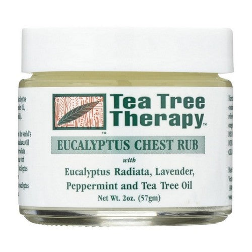 Chest Rub Eucalyptus 2OZ by Tea Tree Therapy