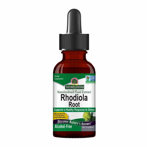 Rhodiola Root Standardized Fluid Extract Alcohol-Free 1 Oz by Nature's Answer