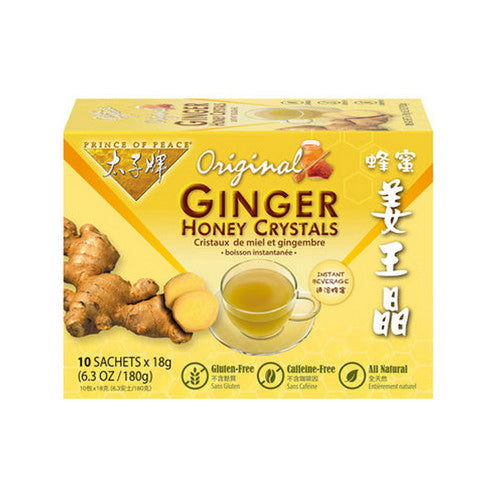 Ginger Honey Crystals Original 10 Sachets by Prince Of Peace