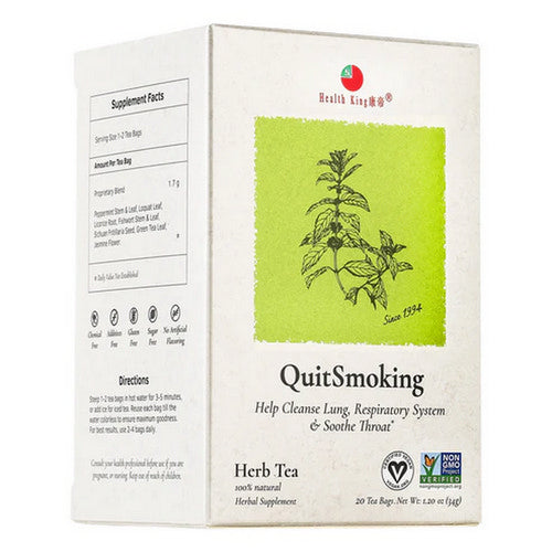 Stop Smoking Tea 20 Bags by Health King