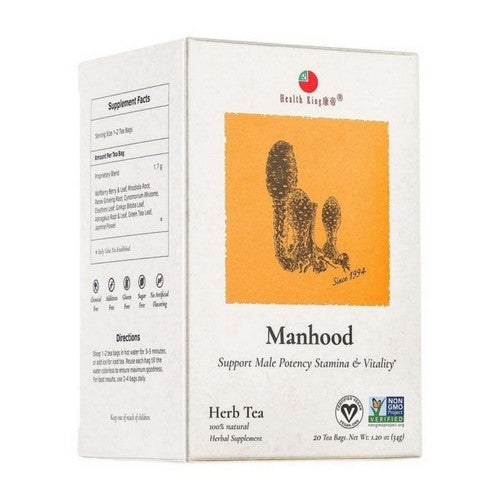 Manhood Herb Tea 20 Bags by Health King