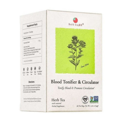 Blood Toner And Circulator Tea 20 Bags by Health King