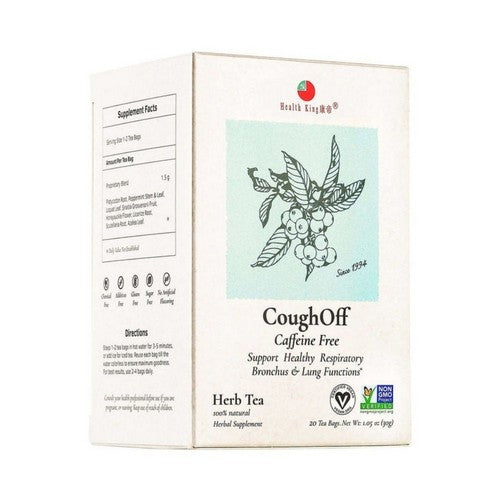 Cough Off Herb Tea 20 Bags by Health King