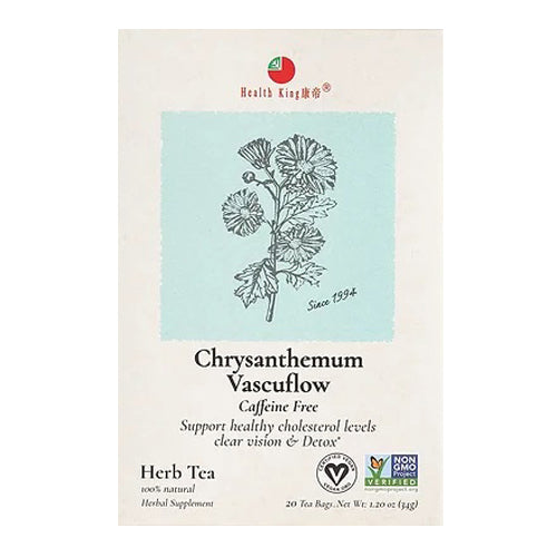 Chrysanthemum Vascuflow Herb Tea 20bg by Health King