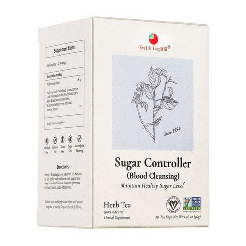 Sugar Controller Blood Cleansing Herb Tea 20 Bags by Health King