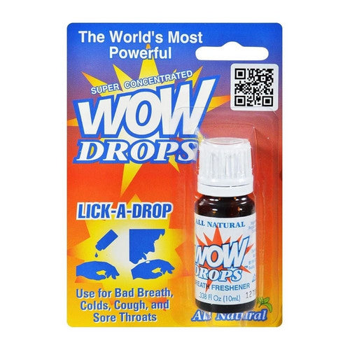 Lick A Drops Breath Freshener Peppermint 0.32 Oz by Wow Drops
