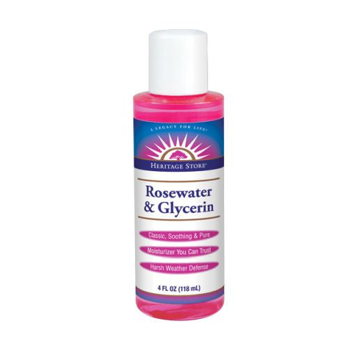 Rosewater & Glycerin 4OZ by Heritage Store