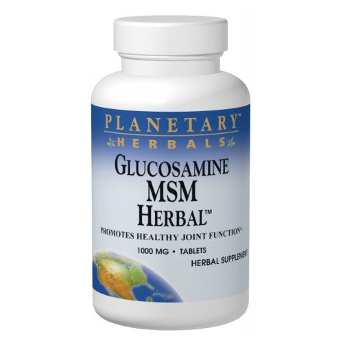 Glucosamine MSM Herbal 180 Tabs by Planetary Herbals