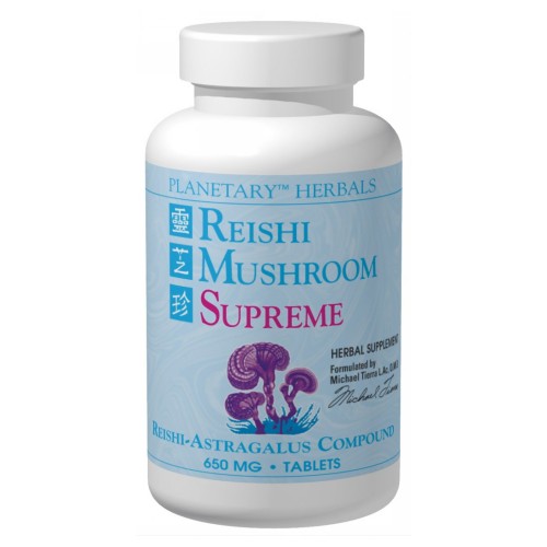 Reishi Mushroom Supreme 50 Tabs by Planetary Herbals