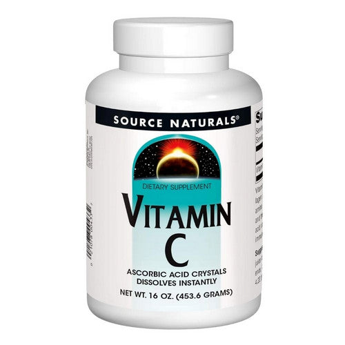 Ascorbic Acid Crystals 16 Oz by Source Naturals