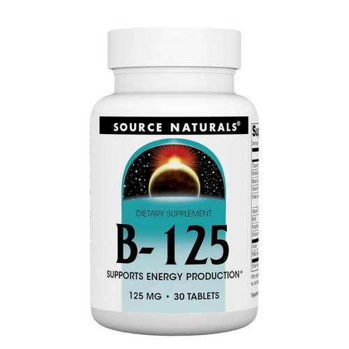 B-125 30 Tabs by Source Naturals