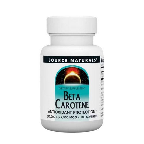 Beta Carotene 100 Softgel by Source Naturals