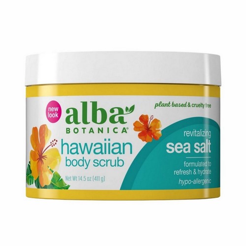 Hawaiian Sea Salt Body Scrub 14.5 Oz by Alba Botanica