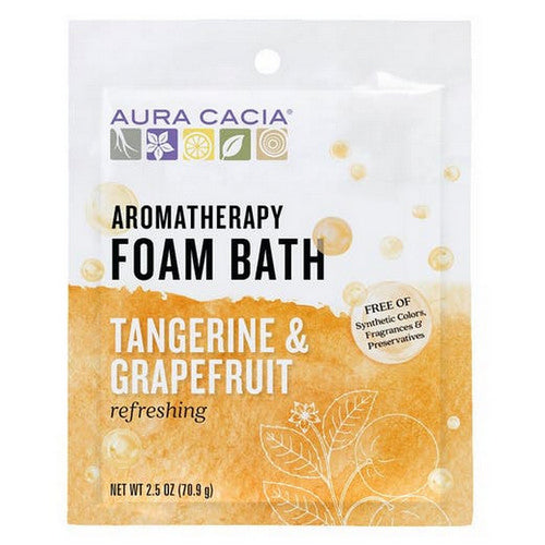 Aromatherapy Foam Bath Tangerine/Grapefruit 2.5 oz by Aura Cacia