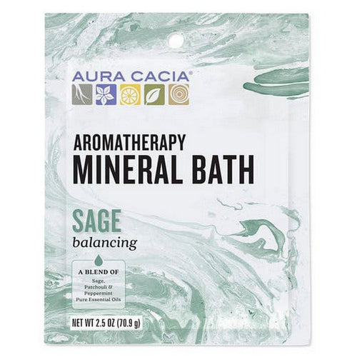 Mineral Bath Balancing Sage, 2.5 Oz by Aura Cacia