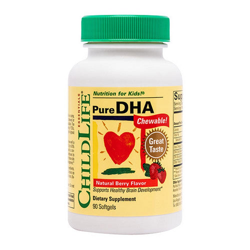 Pure Dha Chewable Berry 90 Softgels by Child Life Essentials