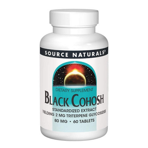 Black Cohosh Extract 60 Tabs by Source Naturals