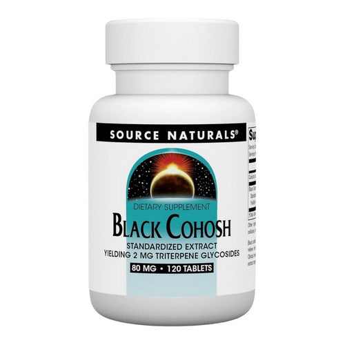 Black Cohosh Extract 120 Tabs by Source Naturals