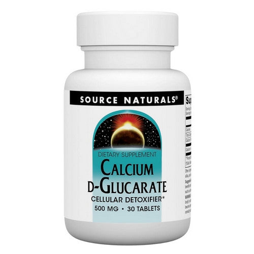 Calcium D-Glucarate 30 Tabs by Source Naturals