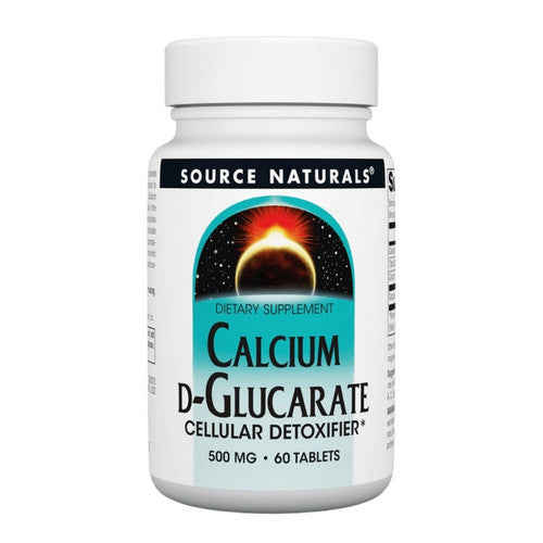 Calcium D-Glucarate 60 Tabs by Source Naturals