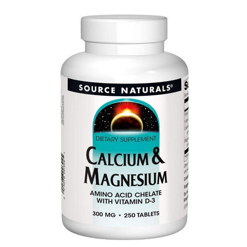Calcium and Magnesium 240 Tabs by Source Naturals