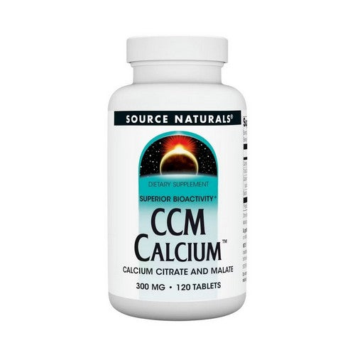 CCM Calcium 120 Tabs by Source Naturals