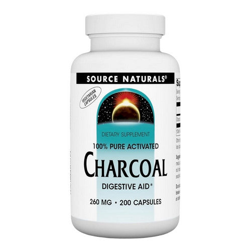 Charcoal 200 Caps by Source Naturals