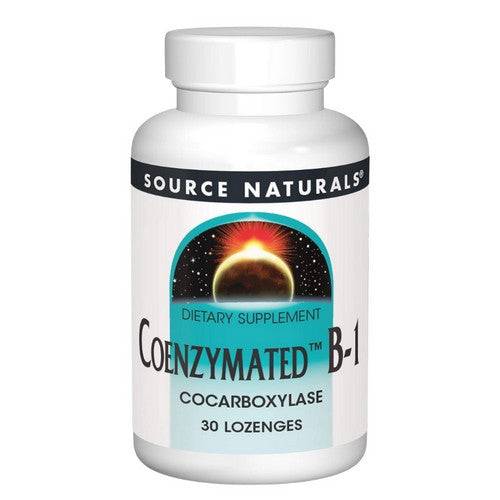 Coenzymated B-1 Sublingual 30 Tabs by Source Naturals
