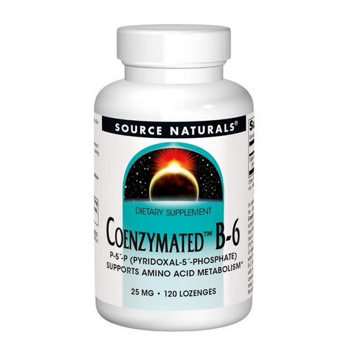 Coenzymated B-6 Sublingual 120 Tabs by Source Naturals