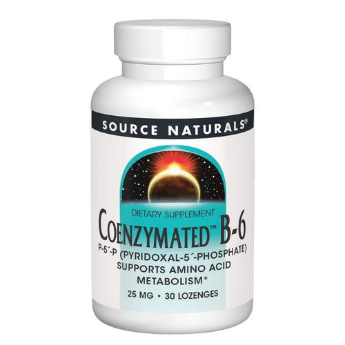 Coenzymated B-6 Sublingual 30 Tabs by Source Naturals