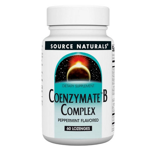 Coenzymate B Complex Sublingual Peppermint 60 Tabs by Source Naturals