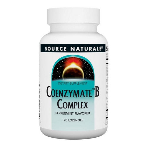 Coenzymate B Complex Sublingual Peppermint 120 Tabs by Source Naturals