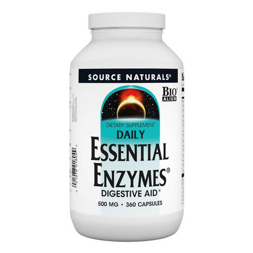 Daily Essential Enzymes 360 Caps by Source Naturals