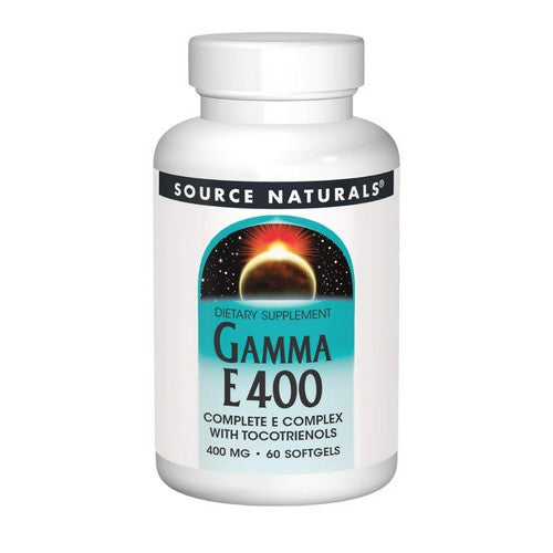 Gamma E 400 Complex 60 Softgels by Source Naturals