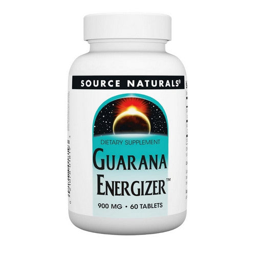Guarana Energizer 60 Tabs by Source Naturals