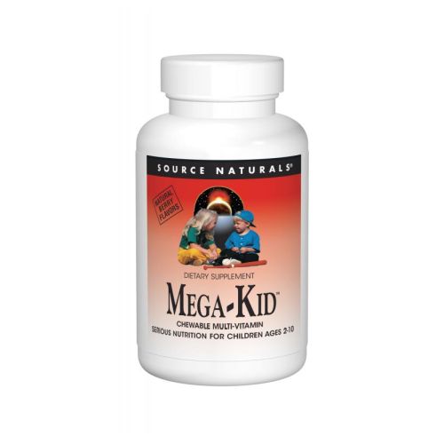 Megakid Children's Chewable Wafer 30 W by Source Naturals