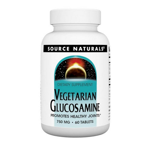 Vegetarian Glucosamine 60 Tabs by Source Naturals