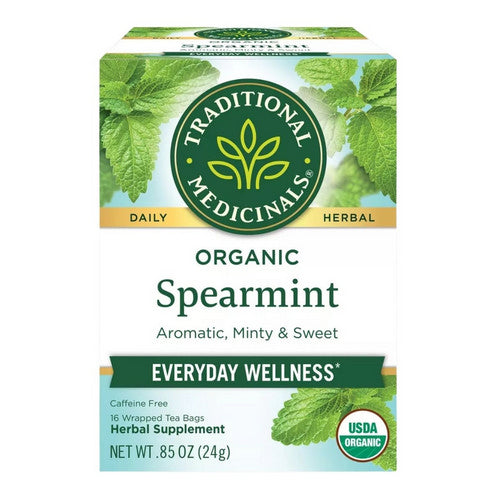 Organic Spearmint 16 Bags by Traditional Medicinals