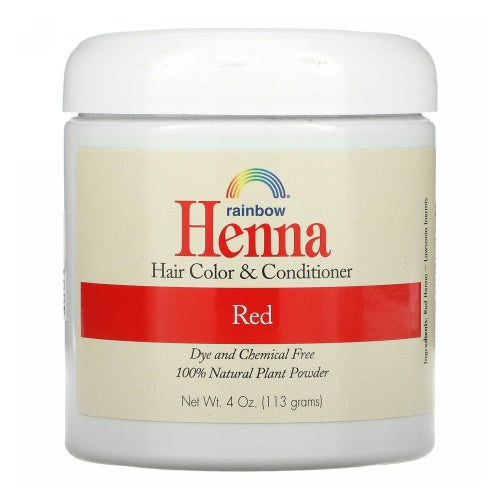 Henna Hair Color And Conditioner Red 4 Oz by Rainbow Research