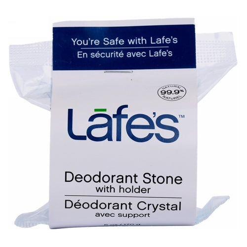 Natural Crystal Stone Large w/Dish 6 Oz by Lafes Natural Body Care