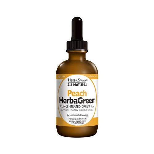Herbagreen Tea Peach 2 Oz by Herbasway