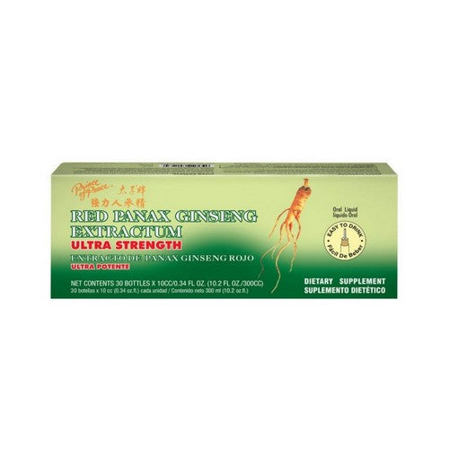 Red Panax Ginseng Extractum Ultra Strength 30 Vials by Prince Of Peace